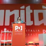 La segretaria Elly Schlein all'assemblea del Pd