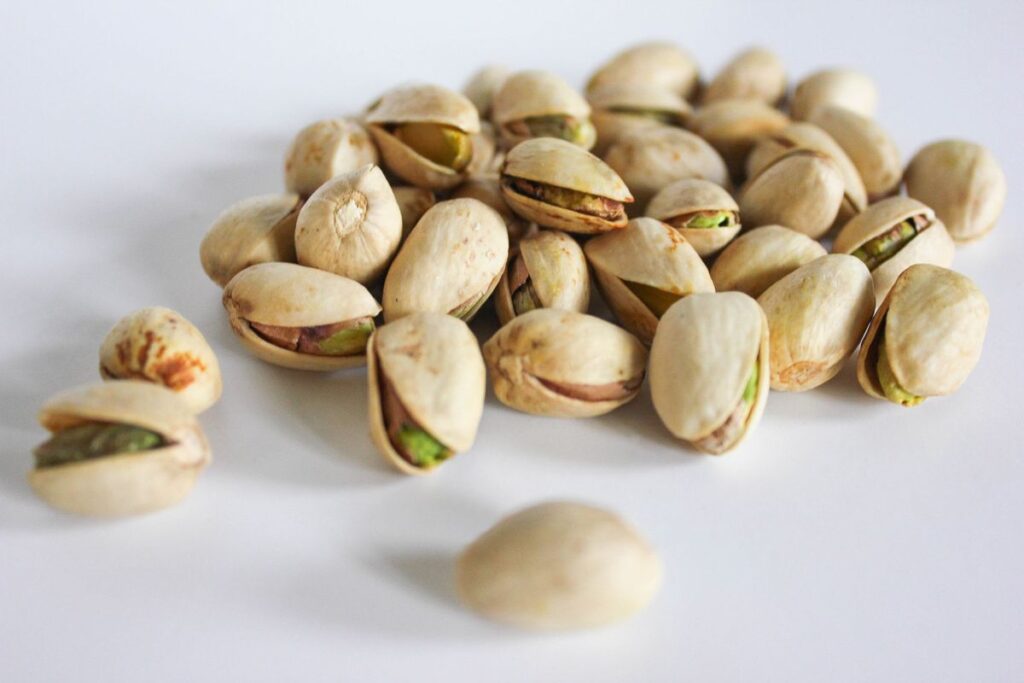 una manciata di pistacchi