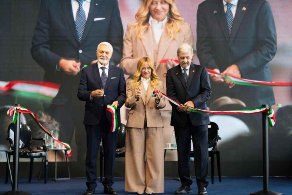 Meloni al Salone Nautico di Genova