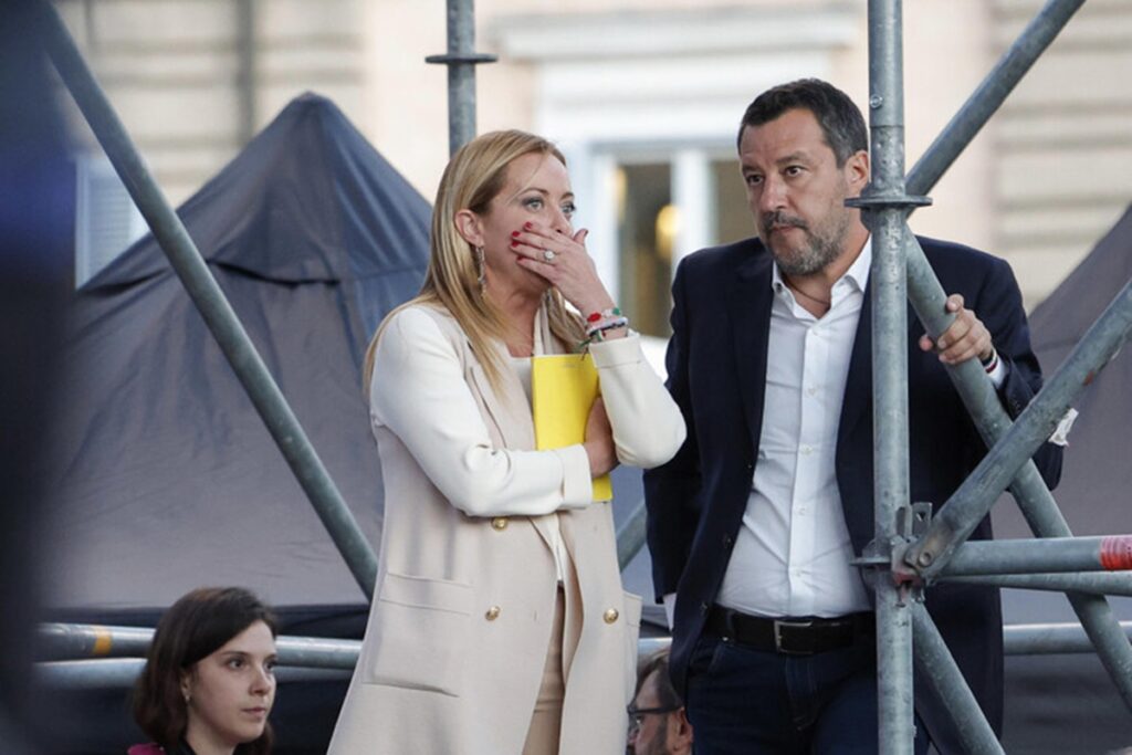 Matteo Salvini e Giorgia Meloni