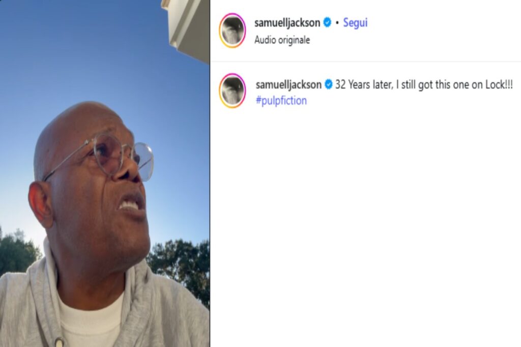Il video di Samuel L. Jackson che recita il monologo cult di Pulp Ficton a 32 anni dall'uscita del film
