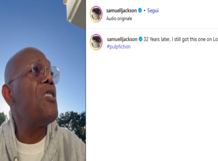 Il video di Samuel L. Jackson che recita il monologo cult di Pulp Ficton a 32 anni dall'uscita del film