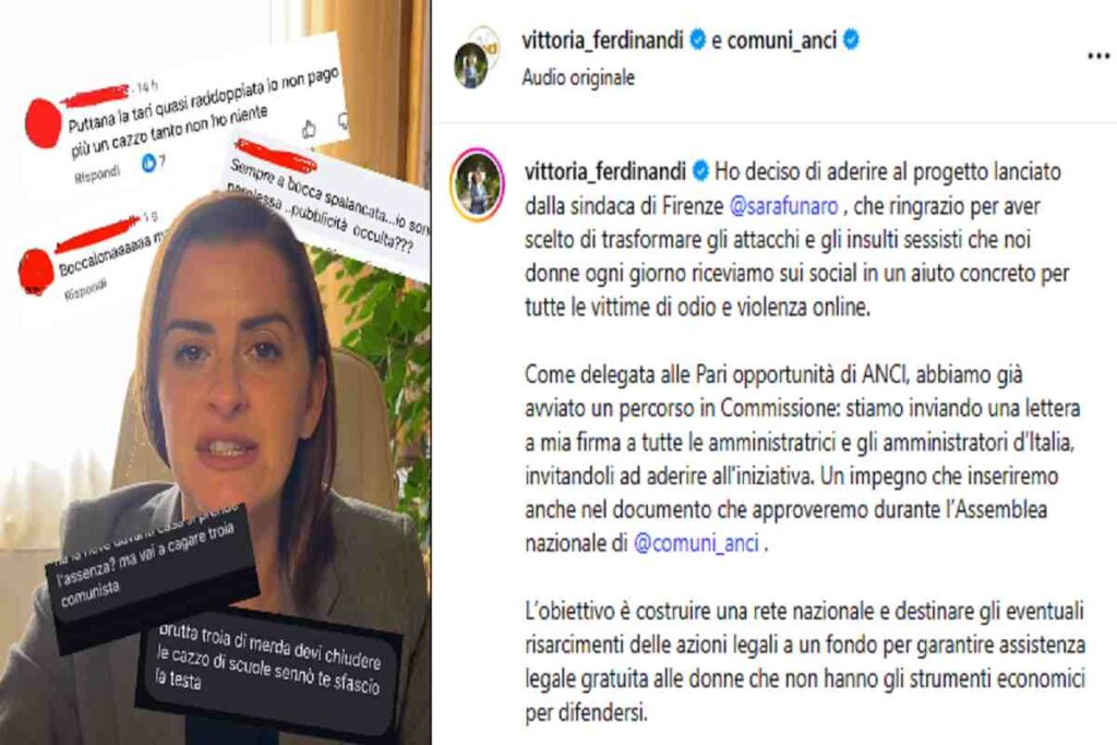 Il video della sindaca di Perugia che legge le offese social che riceve: "Put***", "crepa"