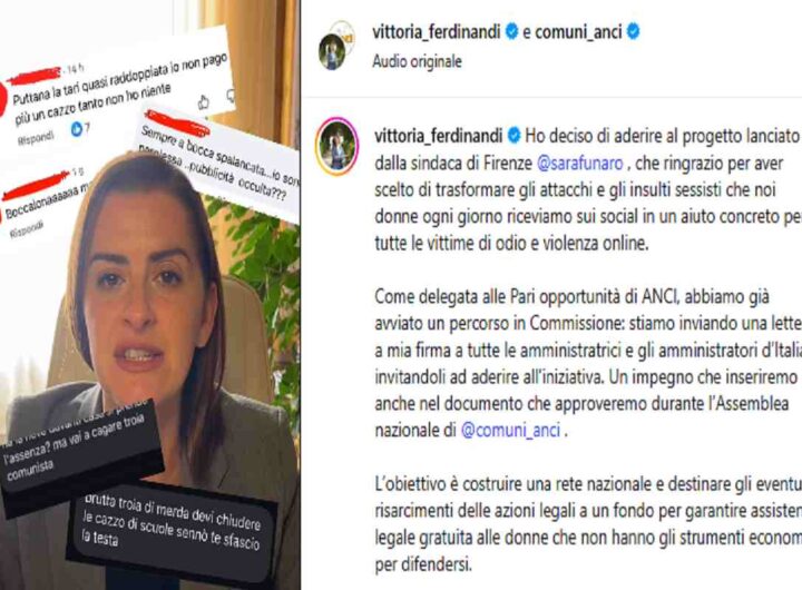 Il video della sindaca di Perugia che legge le offese social che riceve: "Put***", "crepa"