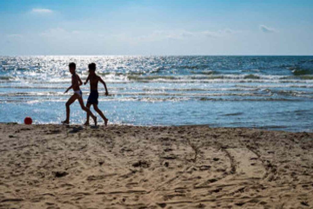 Bambini in spiaggia