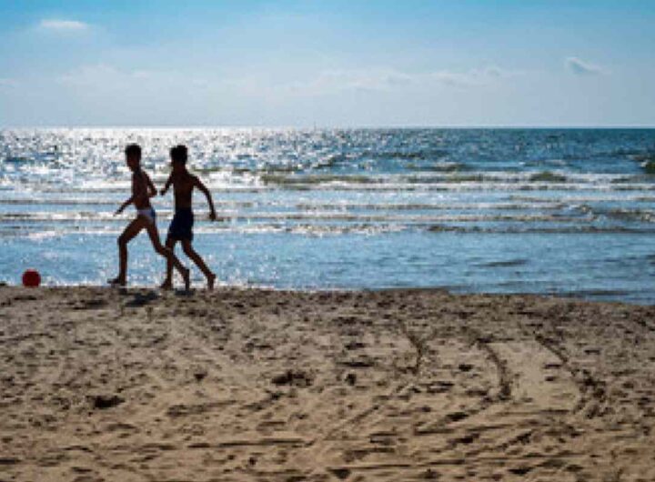 Bambini in spiaggia