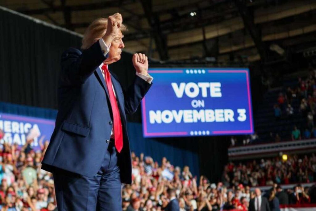 Trump al comizio di San Antonio in Texas
