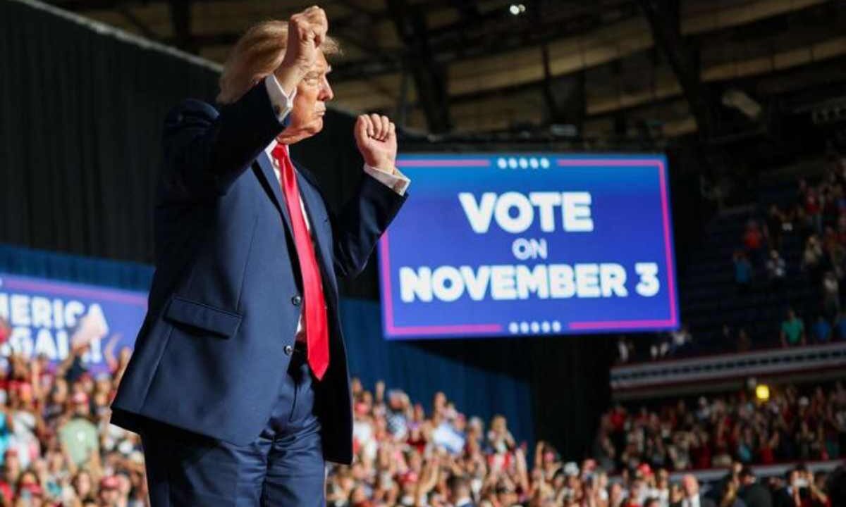 Trump al comizio di San Antonio in Texas