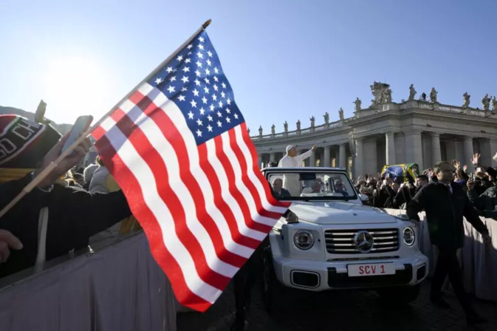bandiera usa san pietro
