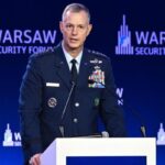 Nella foto Ansa, il comandante supremo della Nato in Europa Alexus Grynkewich
