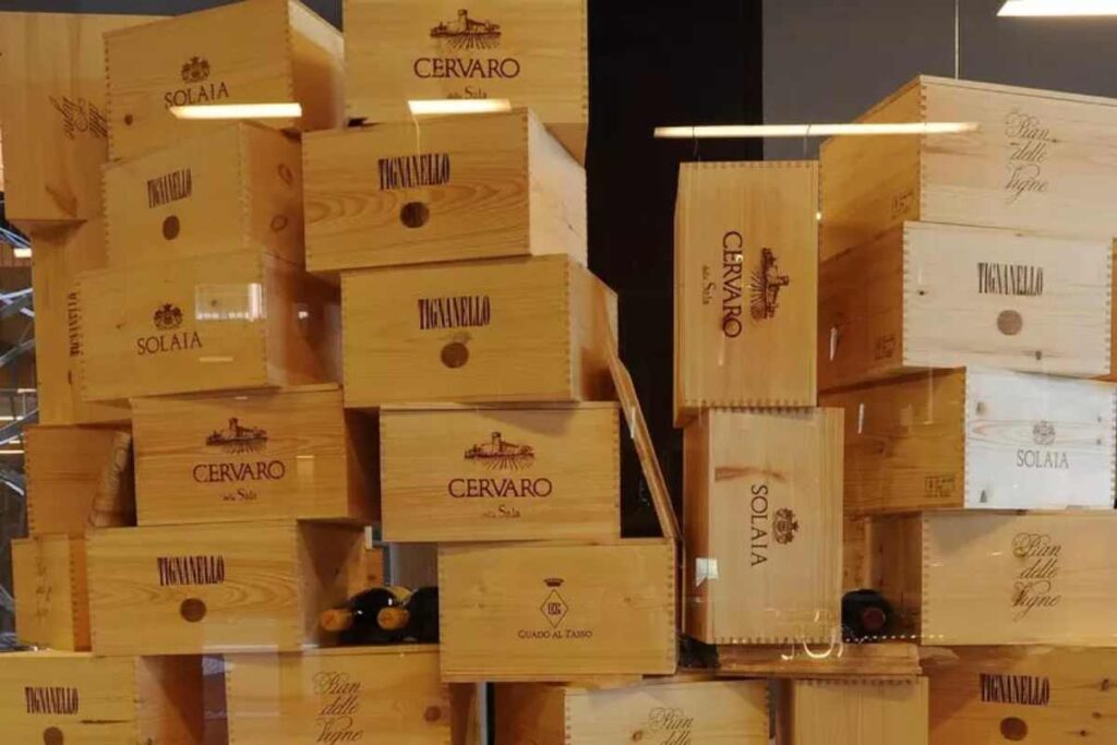 Casse di vino