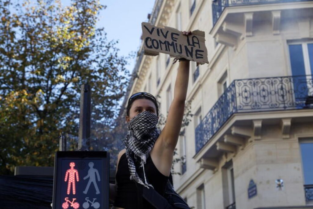 protesta stidenti francia