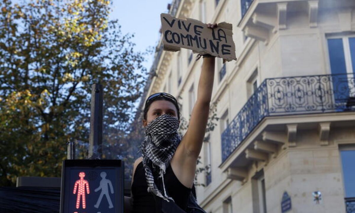 protesta stidenti francia