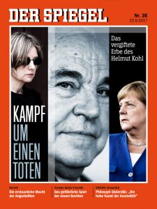 Helmut Kohl, "battaglia su un morto" (Der Spiegel). Figlio contro vedova: "Mi impedì di vederlo"