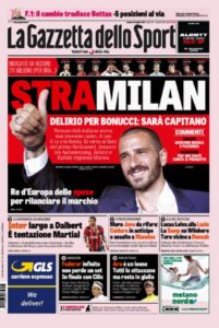 Calciomercato Milan, Leonardo Bonucci: un affare da 42 milioni. Leo al top: 10 a stagione, sarà capitano