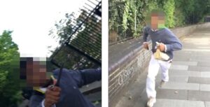 Minaccia ciclisti col coltello a Londra: "Questo è il mio quartiere" 