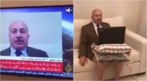 Giordania, il giornalista politico va in diretta tv senza...pantaloni VIDEO