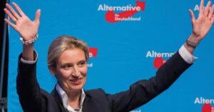 Germania. Alice Weidel, leader dell'estrema destra AfD, lesbica con partner originaria dello Sri Lanka