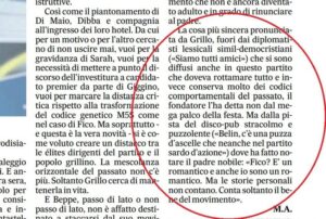 Beppe Grillo e il commento sulla Sardegna: "Belìn, c'è una puzza che neanche il Partito sardo d'azione"