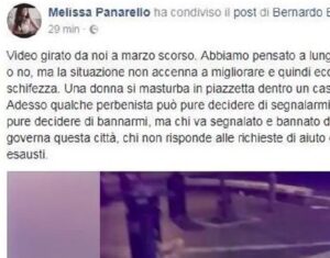 Melissa Panarello posta video di ragazza che si tocca a Roma, Facebook la blocca