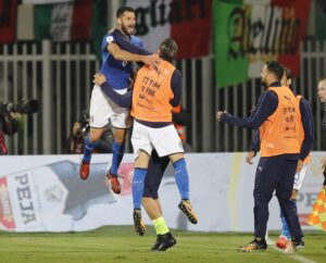 Albania-Italia 0-1, Candreva decisivo: azzurri ai playoff da testa di serie