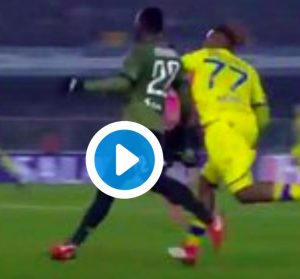 Chievo-Juventus, Samuel Bastien (VIDEO) espulso per trattenuta su Kwadwo Asamoah