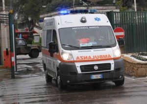 Ambulanza bambino Brescia di 4 anni, incidente 