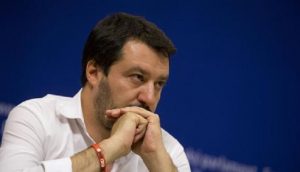 Matteo Salvini e quel sospetto sul treno deragliato