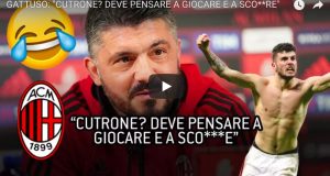 YOUTUBE Gattuso: "Cutrone? Deve fare l'amore e giocare"
