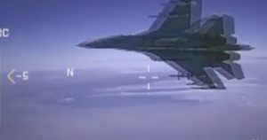 Caccia russo aereo americano scontro