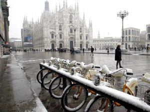 Neve a Milano: temperature e previsioni meteo del 26, 27, 28 febbraio 2018