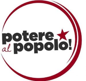 Il logo di Potere al Popolo