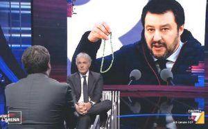 Matteo Salvini ospite da Massimo GIletti