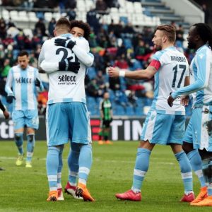 Sassuolo-Lazio 0-3 highlights, pagelle: Milinkovic Savic-Immobile video gol, Berardi-Marusic espulsi