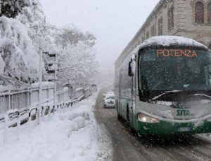 Maltempo, neve a Potenza, in Campania, Molise e Sardegna 