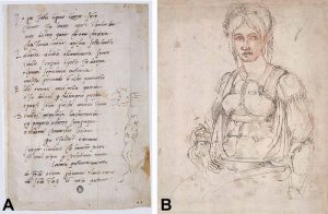 Michelangelo Buonarroti: spunta una autocaricatura in un disegno conservato al British Museum