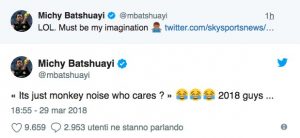 Uefa scagiona Atalanta da accusa razzismo, Michy Batshuayi ironizza su Twitter