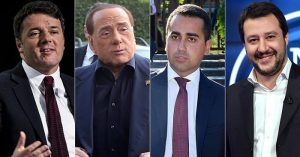 Elezioni 2018, pagelle leader: Di Maio 8, Salvini 9, Berlusconi 4, Renzi 3, Grasso-Boldrini 2