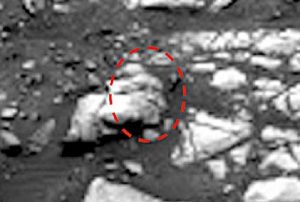 Scultura aliena su Marte: curiosa roccia dal volto umano FOTO
