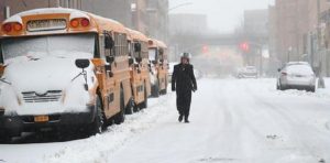 Stati Uniti, bufera di neve sull'East Cost: 3.900 i voli cancellati, chiuse le scuole a New York (foto d'archivio Ansa)