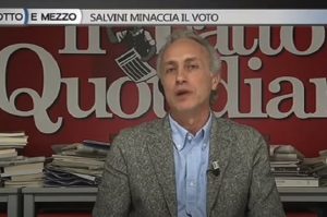 Marco Travaglio a "Otto e Mezzo": "Confronto con Casellati? No, sennò diventa Presidente della Repubblica"