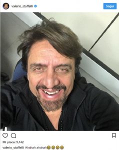 Valerio Staffelli, foto Instagram in cui sembra drogato
