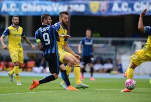 Chievo-Inter diretta, highlights, pagelle