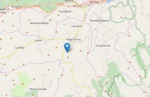 Sciame sismico tra Pieve Torina e Muccia: scosse di terremoto, più forte del 3.2