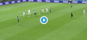 Mondiali 2018, Uruguay-Portogallo: il secondo gol di Cavani