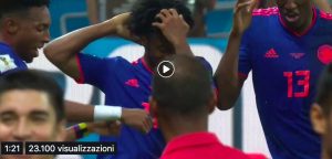 VIDEO Cuadrado, il balletto dopo il gol in Polonia-Colombia è subito virale sui social