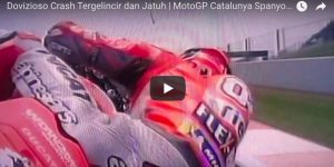 YOUTUBE Andrea Dovizioso, video caduta durante MotoGp Catalogna