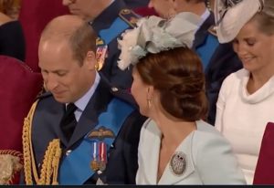 Principe William durante cerimonia Raf 