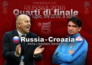 Russia-Croazia streaming e diretta tv, dove vederla (Mondiali 2018 quarti)