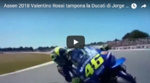 YOUTUBE Valentino Rossi tampona Jorge Lorenzo a 200 km/h